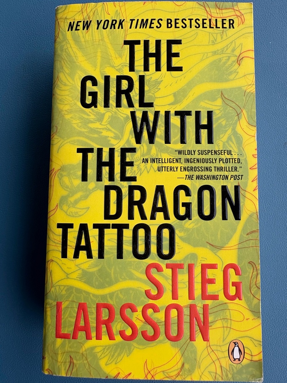 The Girl With The Dragon Tattoo By- Stieg Larson.